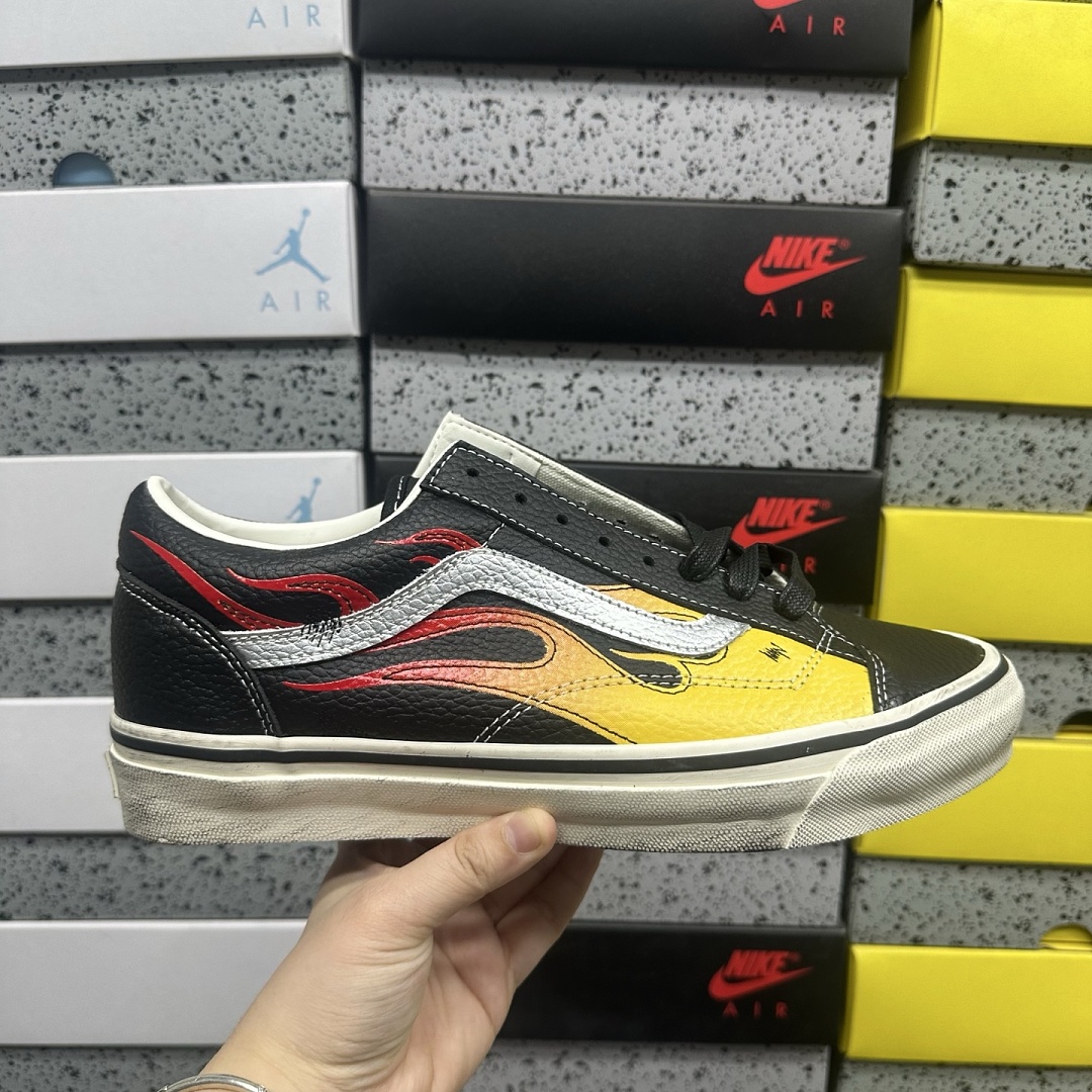 Vans LX Old Skool Archive Flame Black V - Image 10