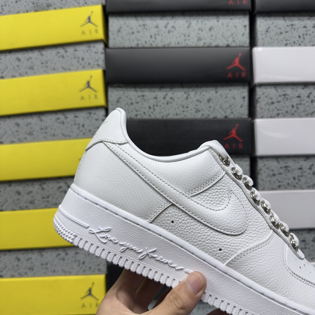 Nike Air Force 1 Low SP Drake NOCTA X Chrome Hearts (White) - Image 9