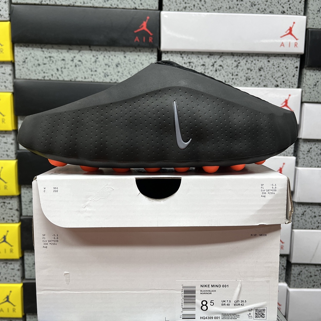 Nike Mind 001 Slide Black Chrome HQ4309-001