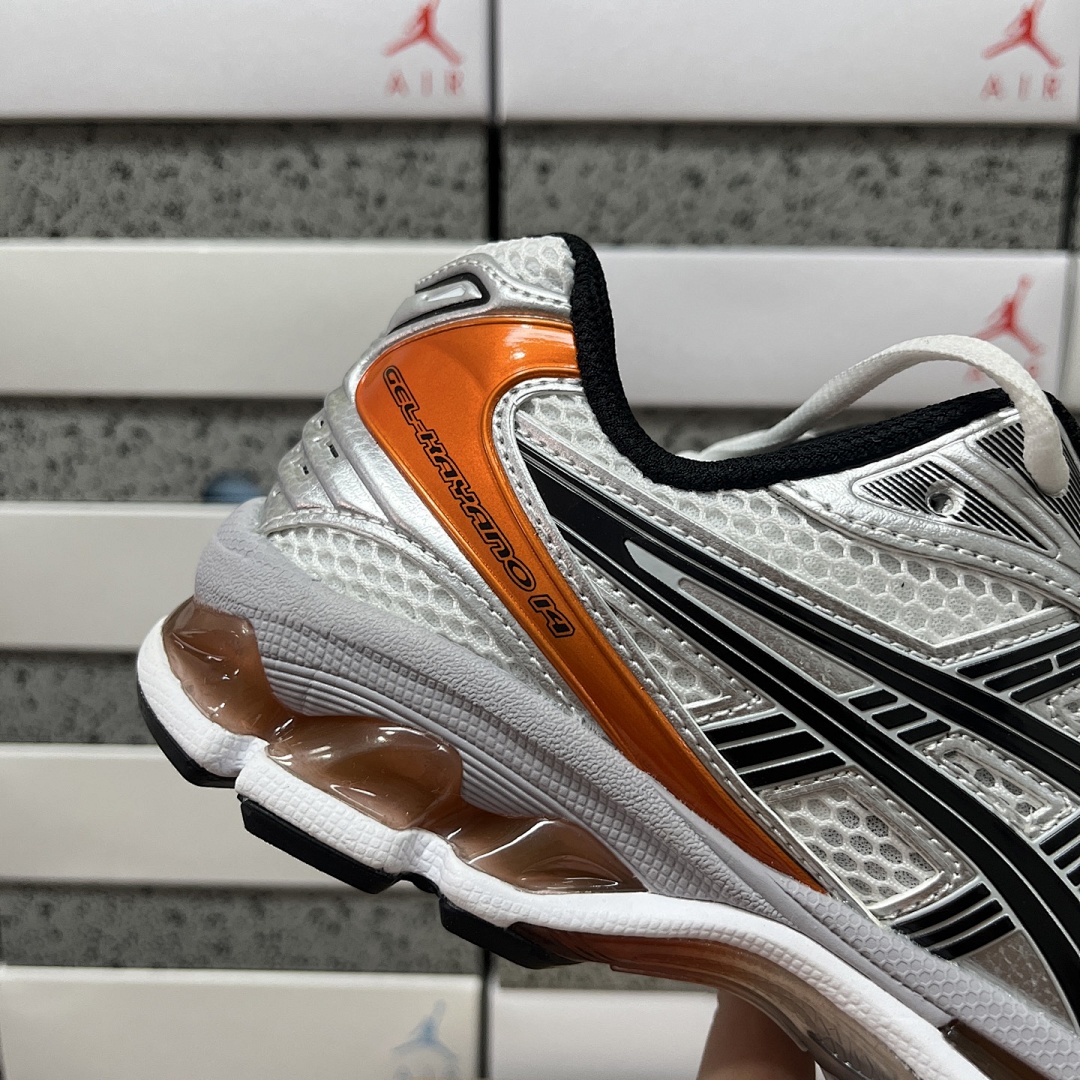 ASICS Gel-Kayano 14 White Piquant (Orange) - Image 9