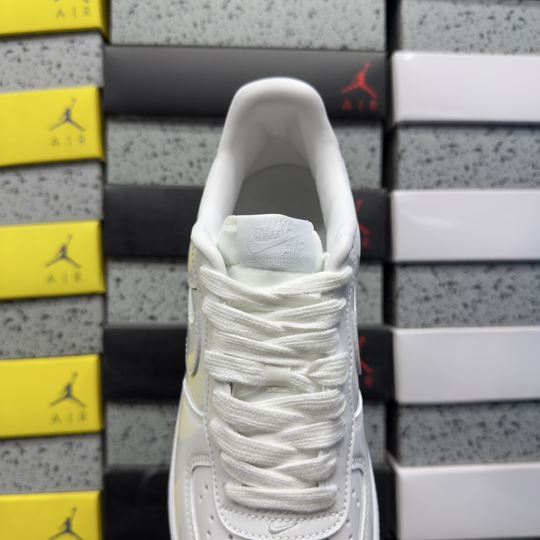 Nike Air Force 1 Low '07 Premium White Patent - Image 8