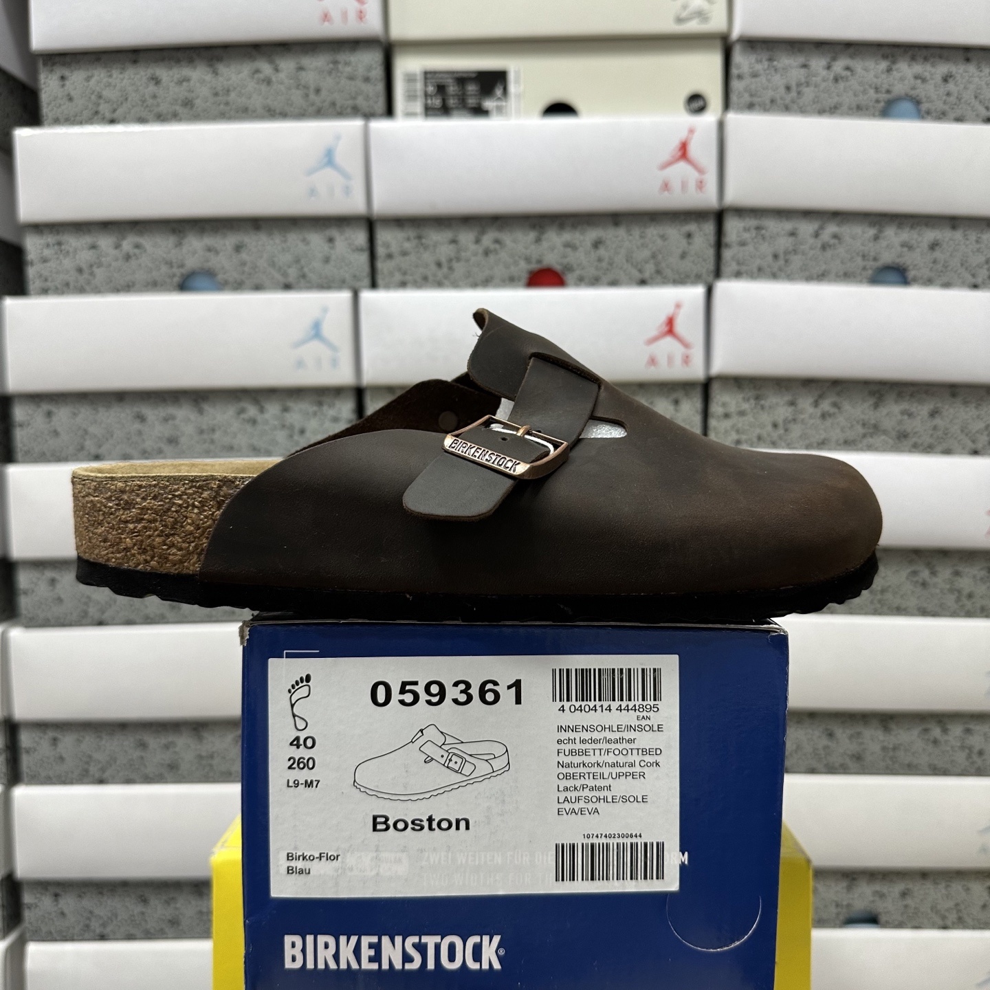 Birkenstock Birken Boston Soft Footbed Dark Coffee Leather - Image 10