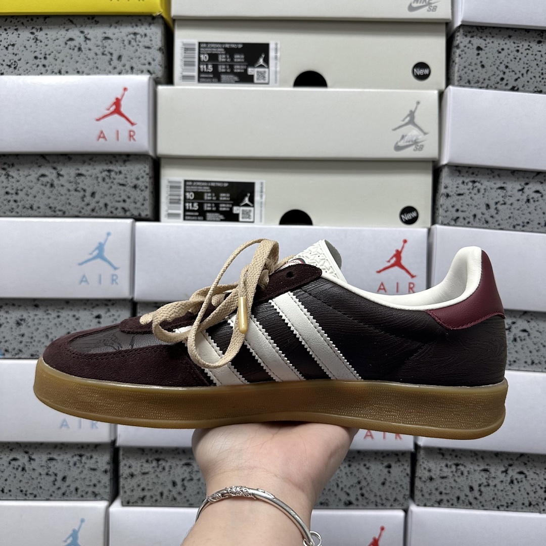 Adidas Gazelle Indoor The Blue Trio Bronze Light Brown JP5671 - Image 7