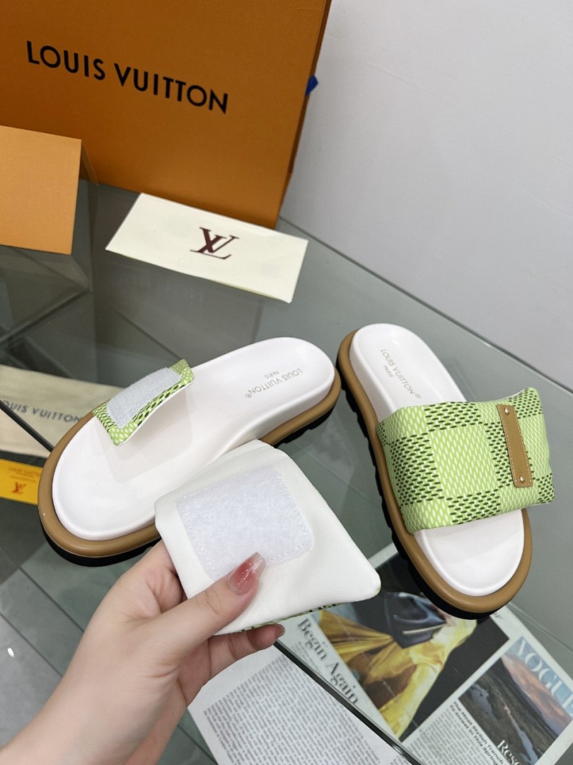 Louis Vuitton Velcro Slippers - Image 5