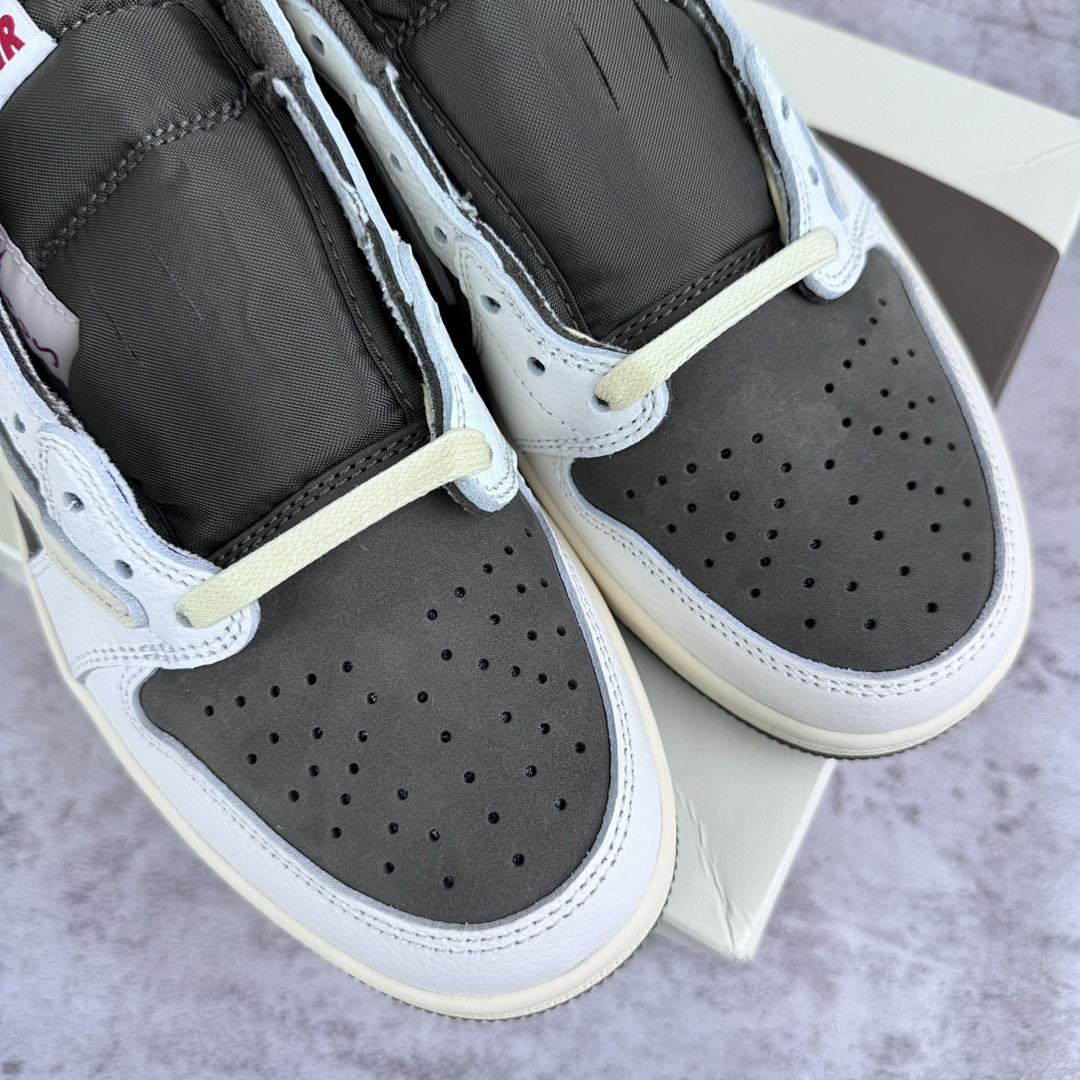 Chanel Jordan 1 Retro Low OG SP Travis Scott Reverse (Mocha) - Image 5