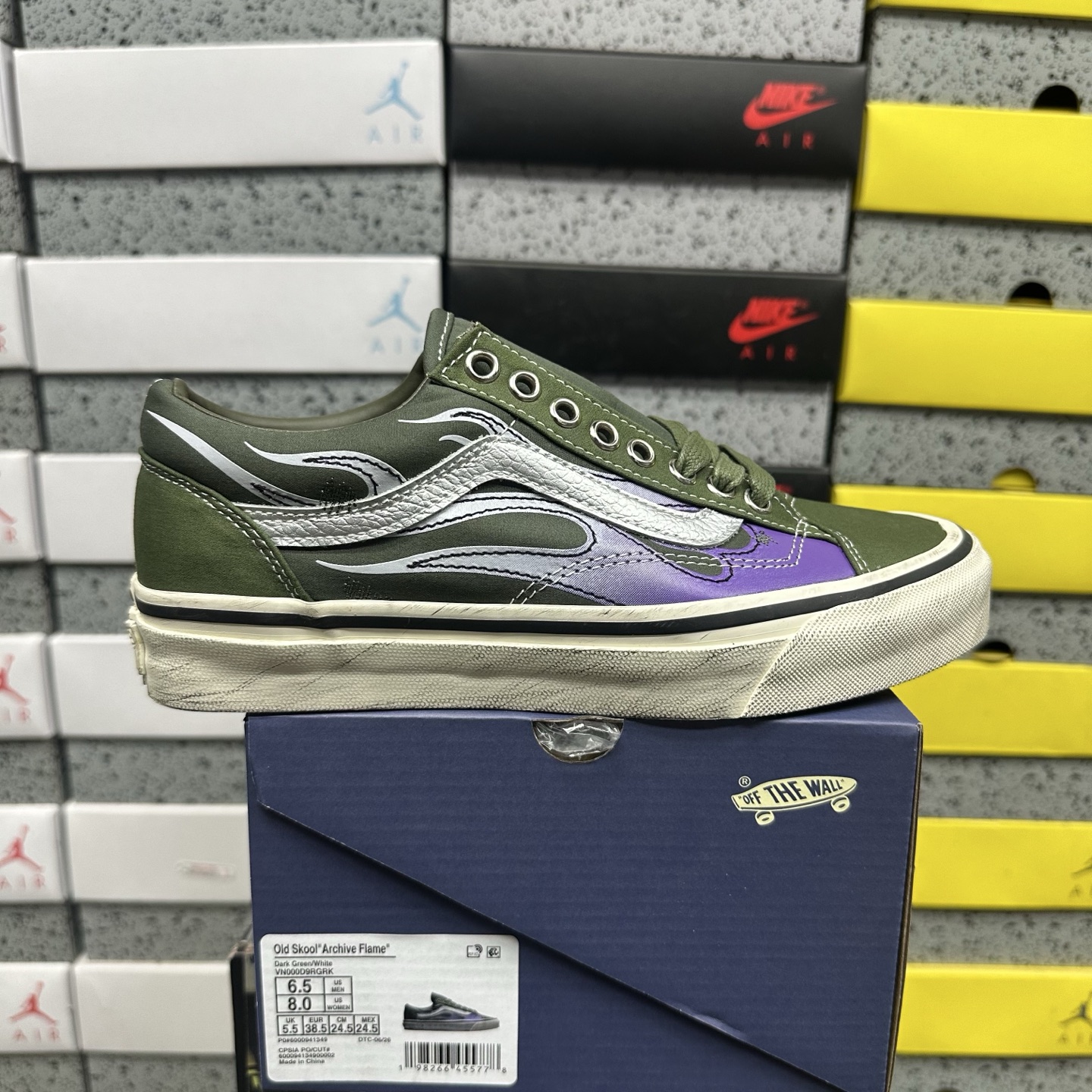 Vans LX Old Skool Archive Flame Green V - Image 11