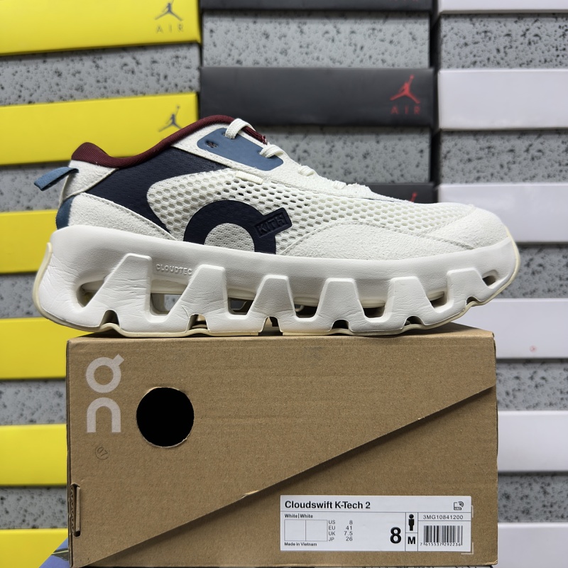 On Running Running K-Tech 2 Kith White Real Teal