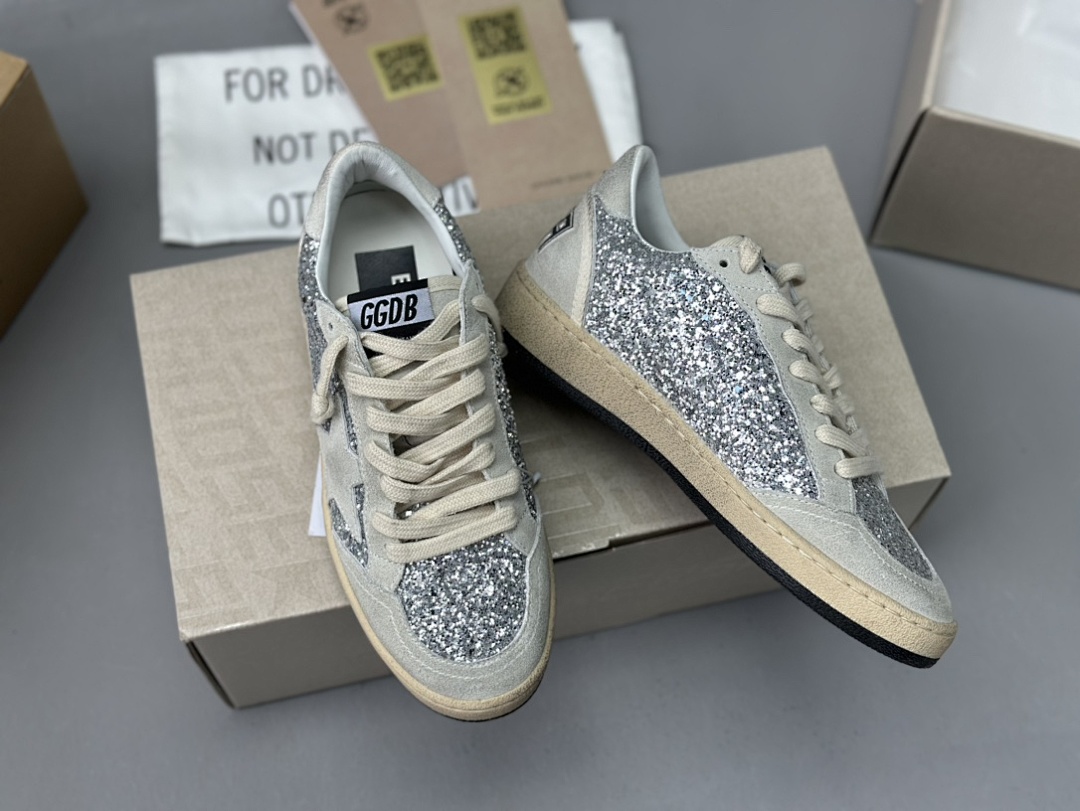 Golden Goose Deluxe Brand Sequin (Silver Grey) - Image 3
