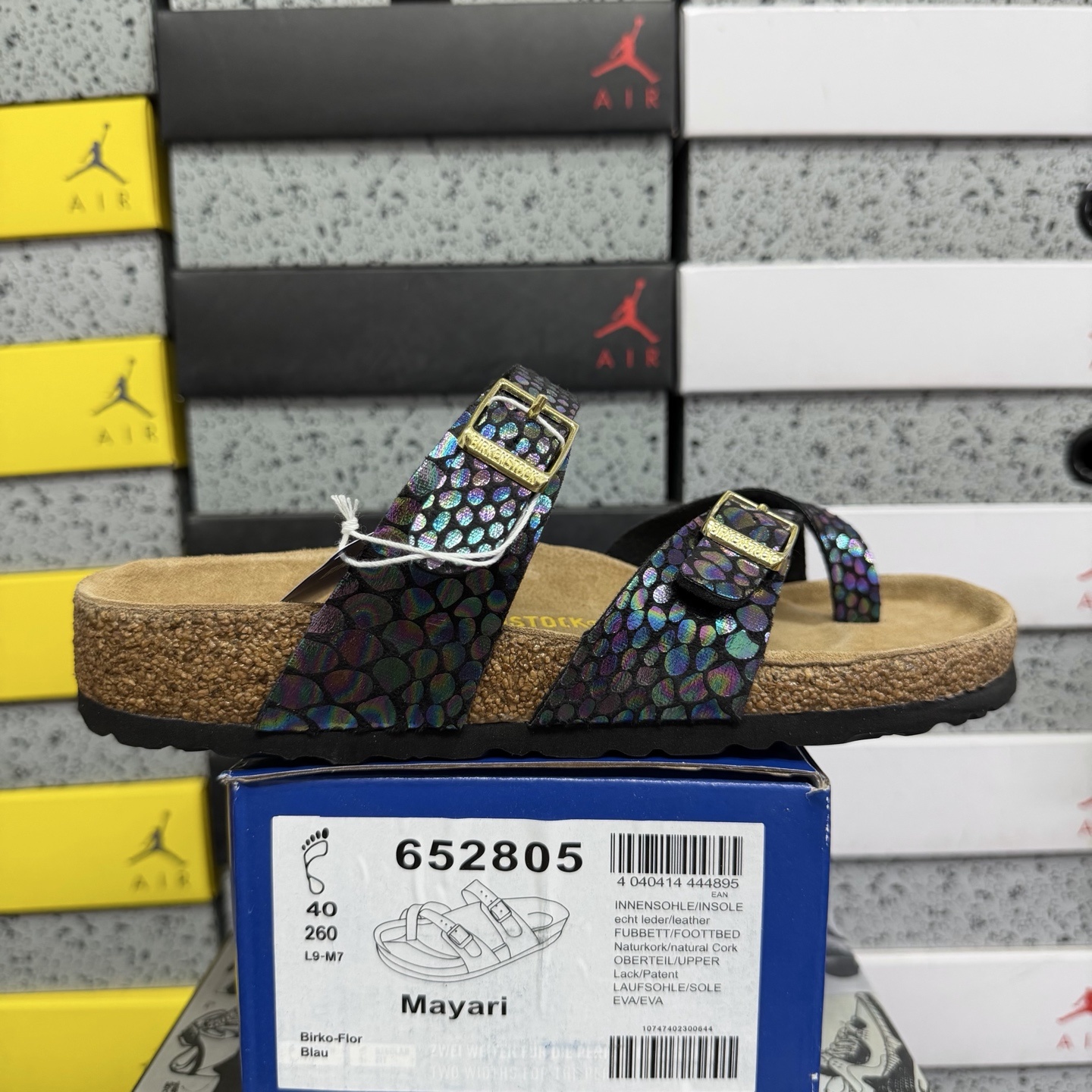 Birkenstock Birken Arizona Birkibuc Double Buckle Flip Flops - Image 10