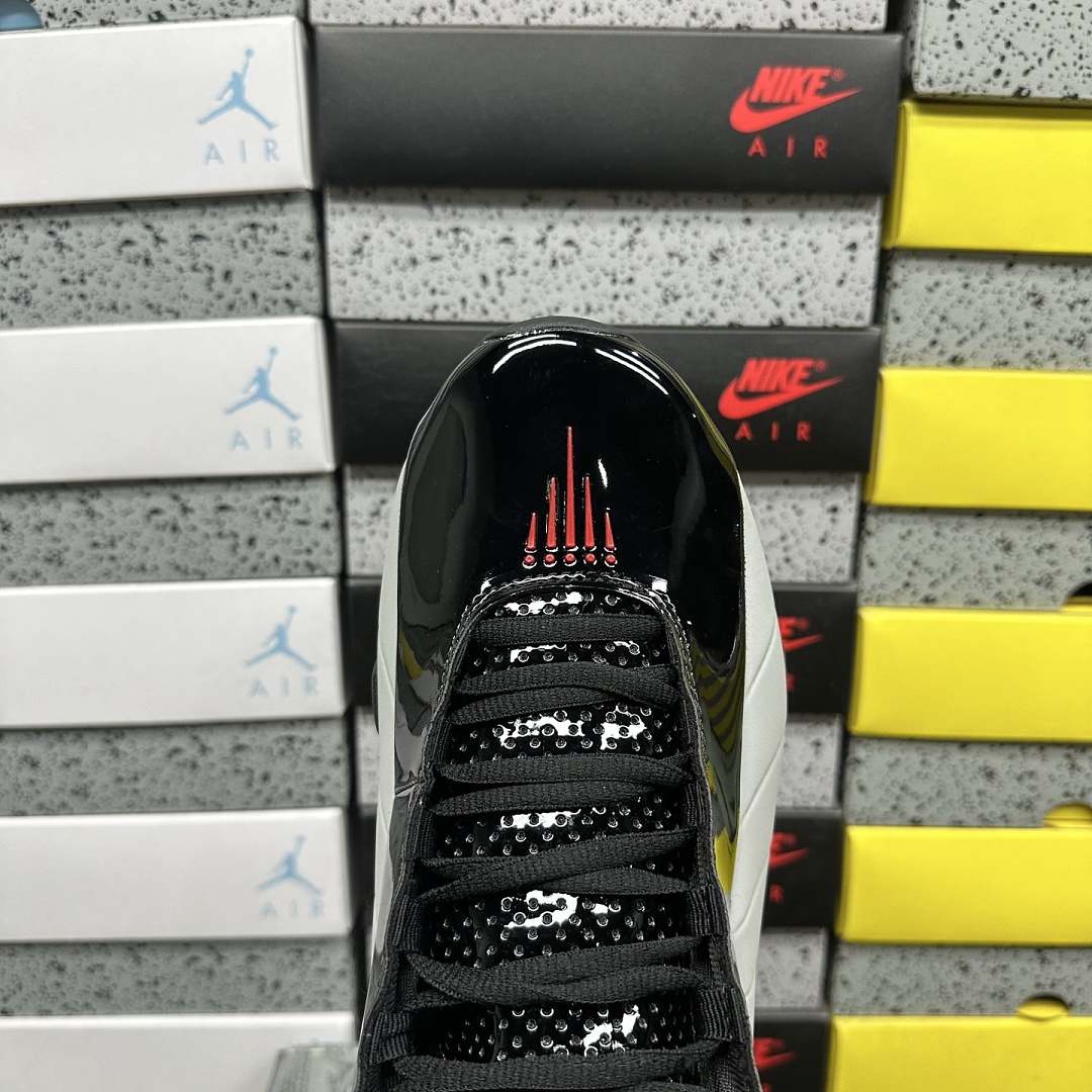 Nike Shox BB4 (Black Cement Red) - Image 4