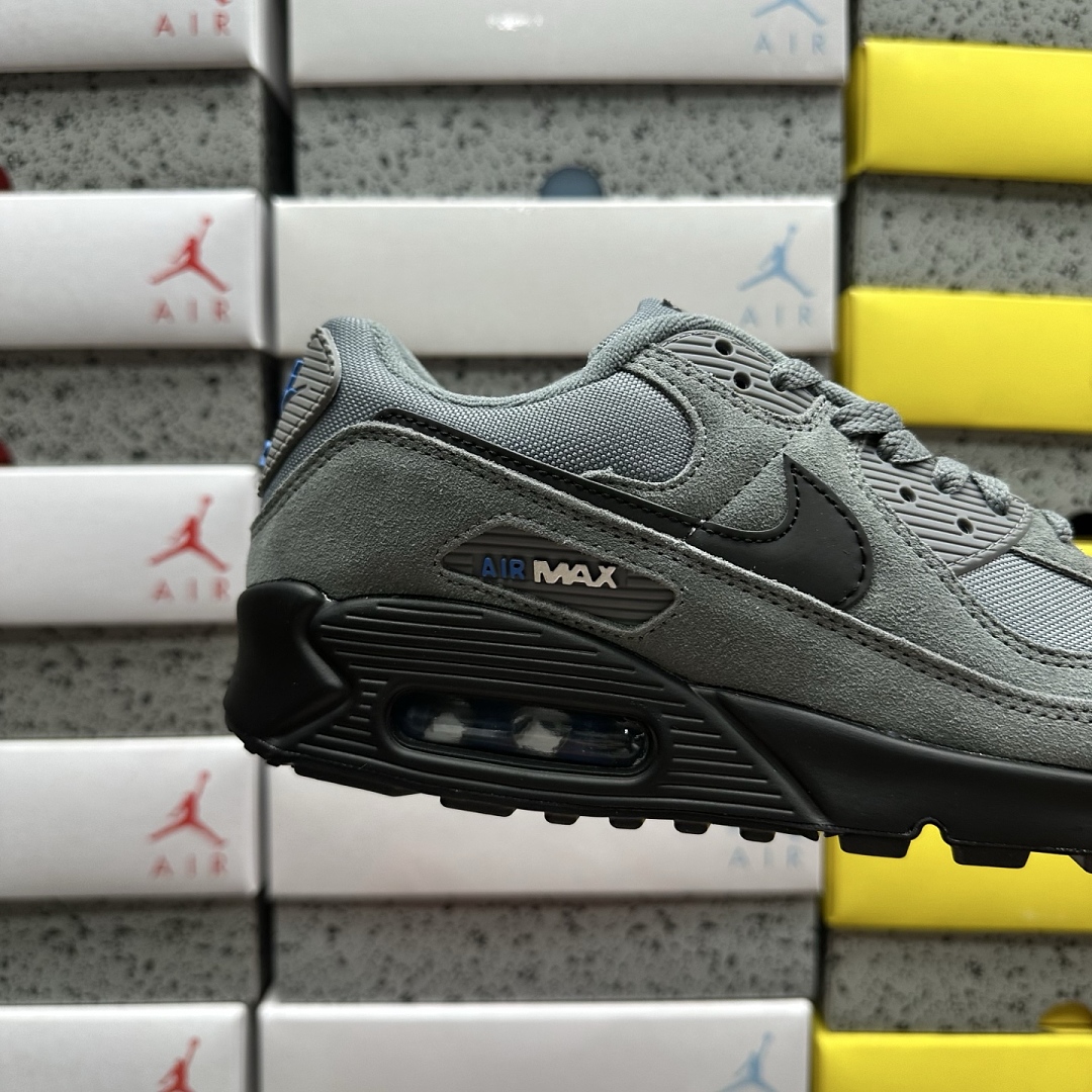 Nike Air Max 90 Smoke Grey Light Photo (Blue) - Image 8