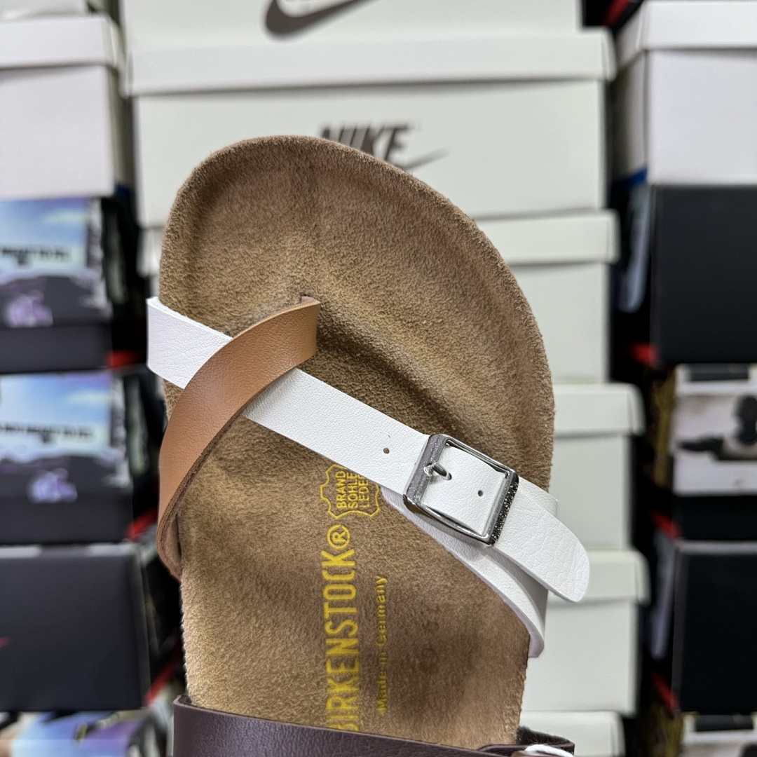 Birkenstock Birken Arizona Birkibuc Double Buckle Flip Flops - Image 6