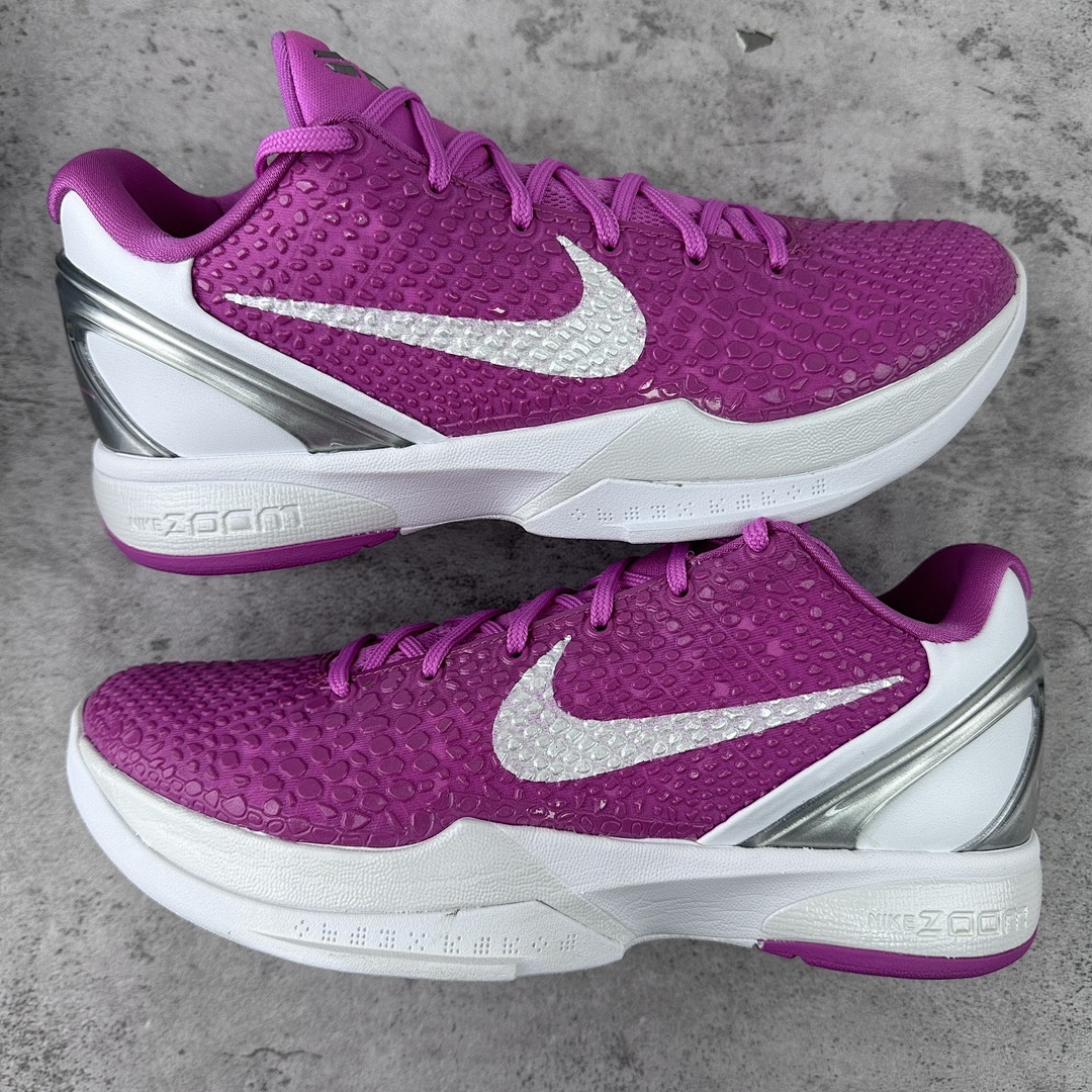 Nike Kobe 6 Protro Kay Yow Think Pink ZK6 New Breast Cancer (White) - Image 5