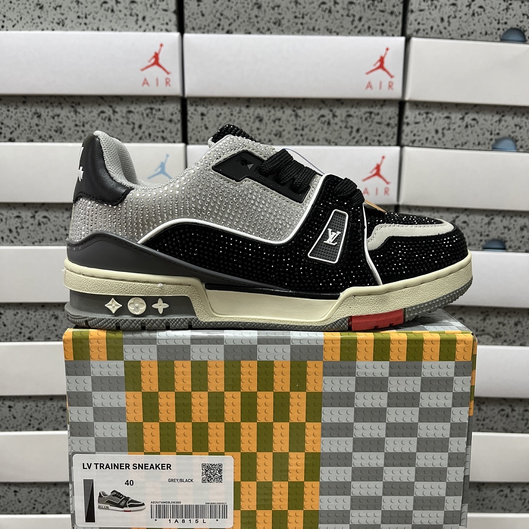 Louis Vuitton Trainer Rhinestone