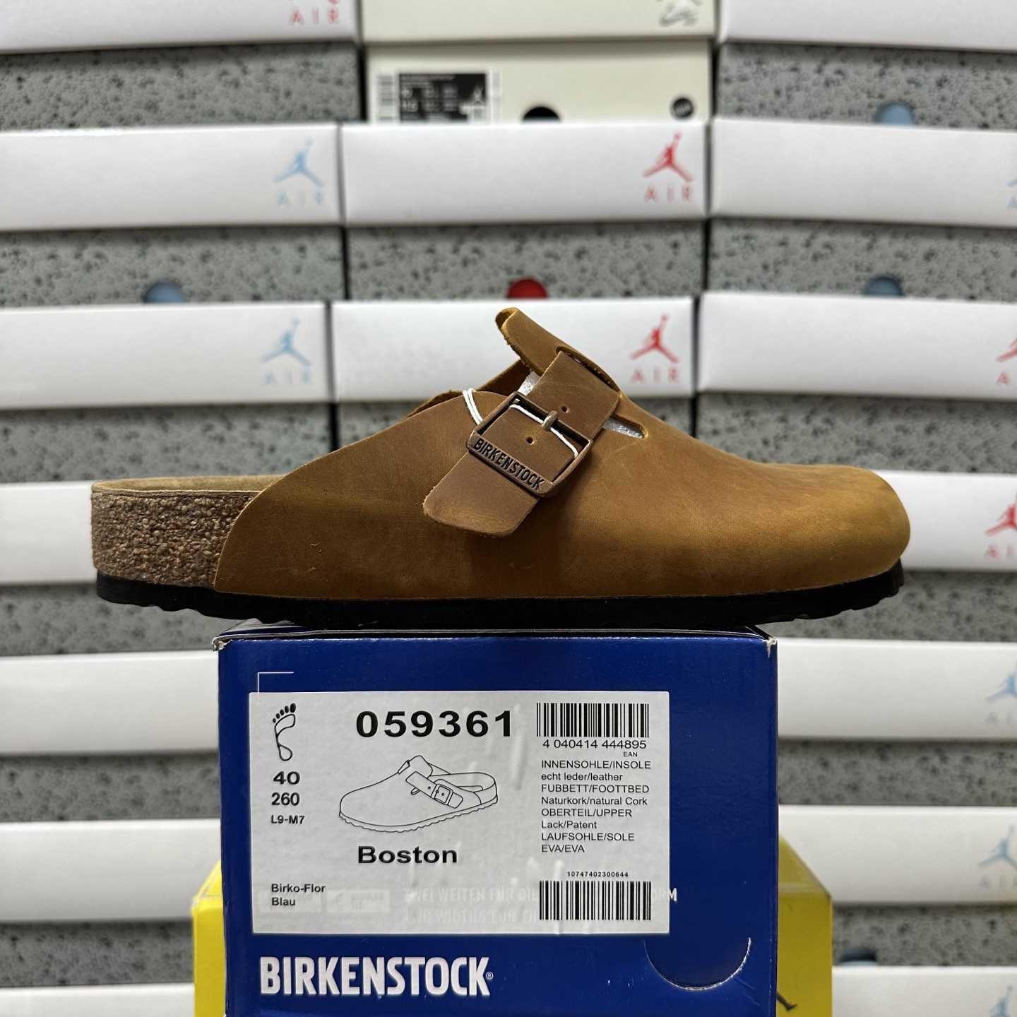 Birkenstock Birken Boston Soft Footbed Brown Leather - Image 10
