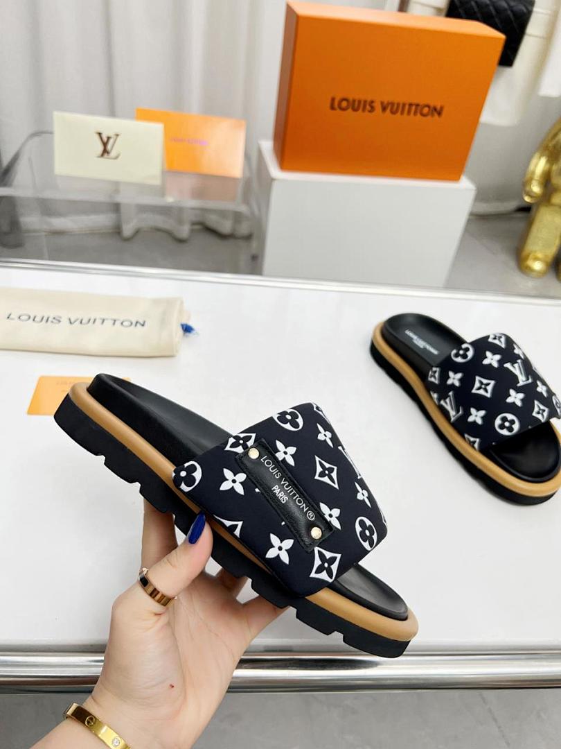Louis Vuitton Velcro Slippers - Image 5