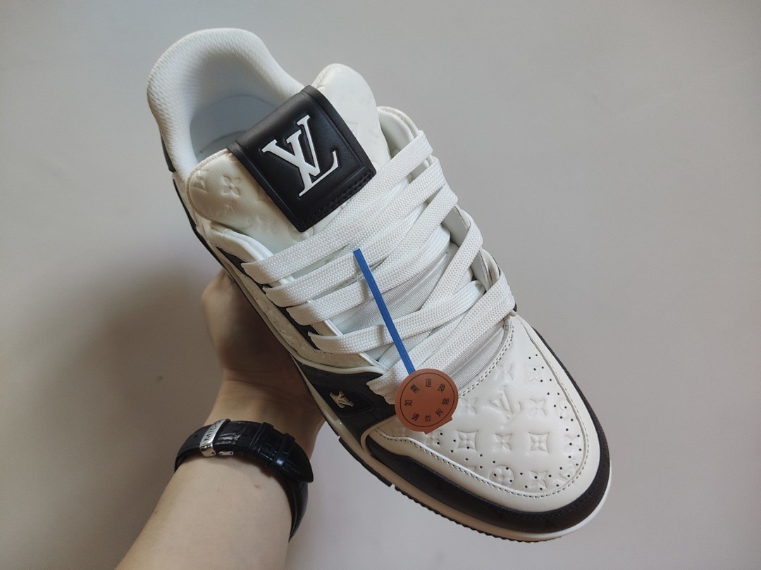 Louis Vuitton LV Trainer #54 (Black White) - Image 4