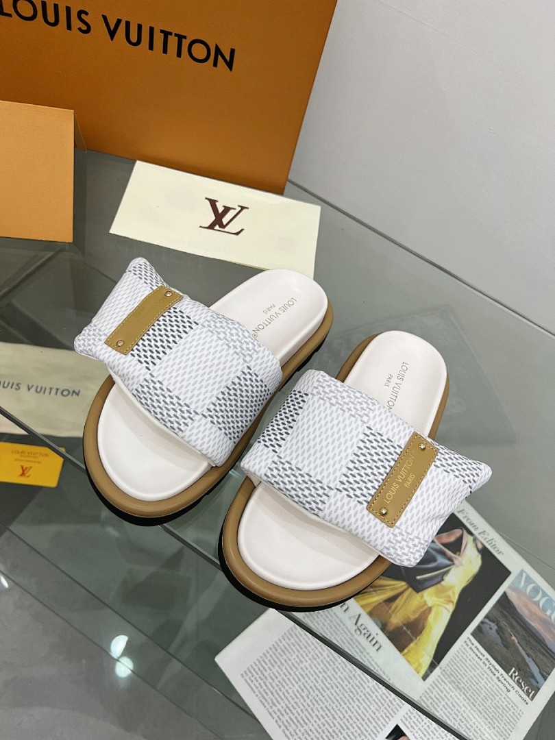 Louis Vuitton Velcro Slippers