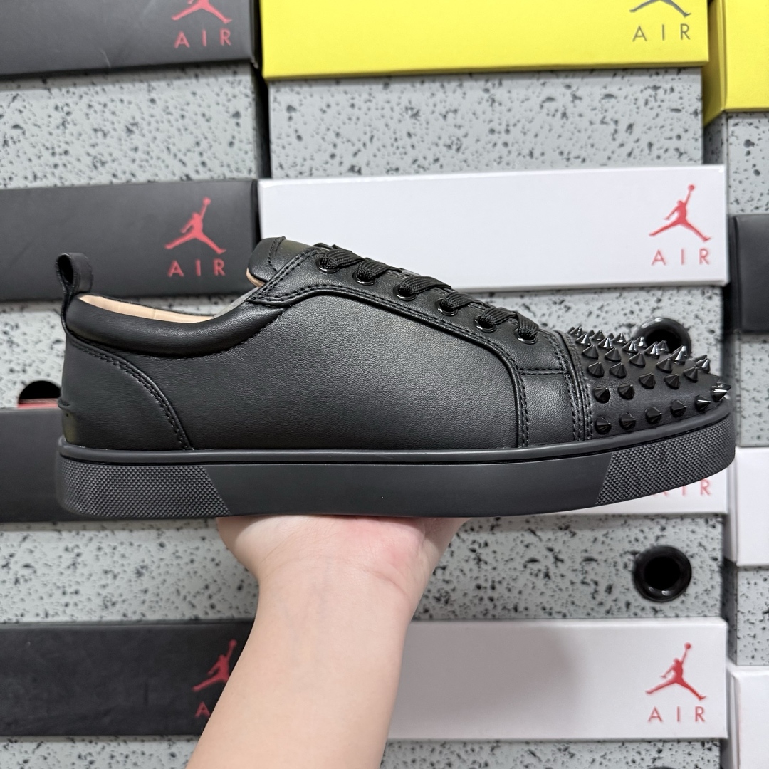 Christian Louboutin CL 1130573CM53 Black Patent Stud - Image 9