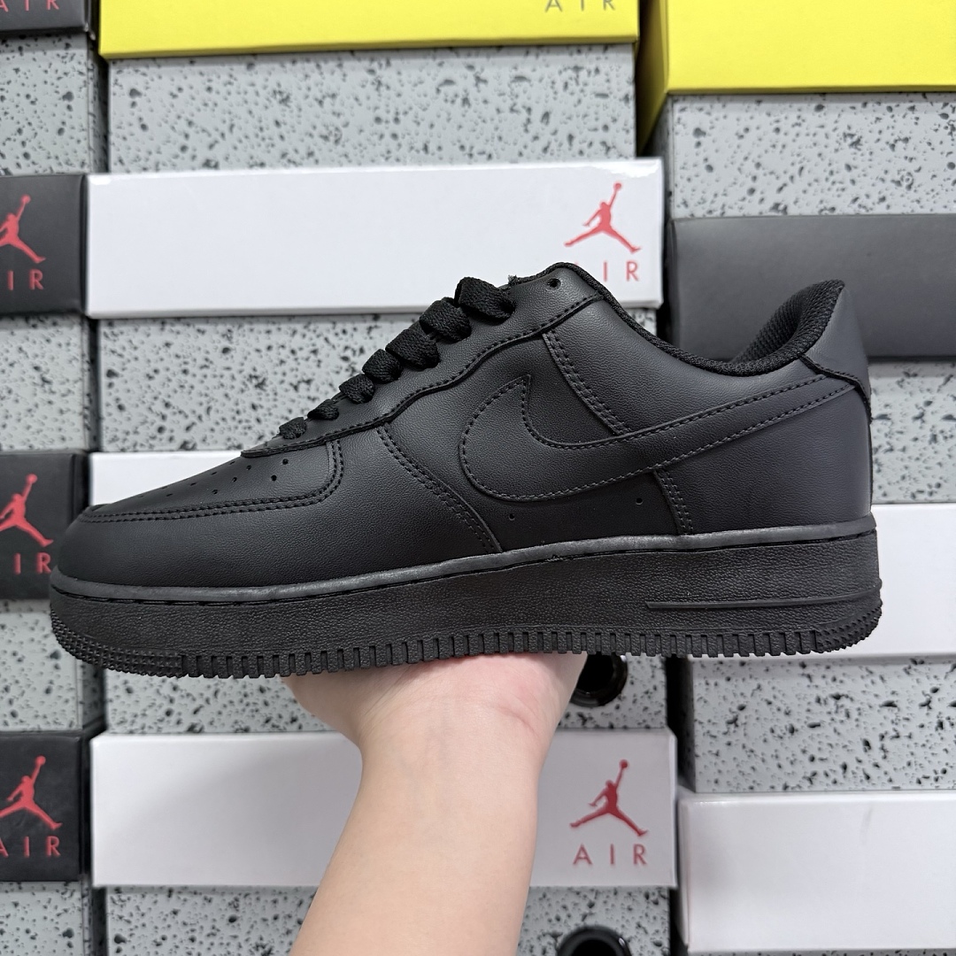 Nike Air Force 1 Low '07 (Black) - Image 4