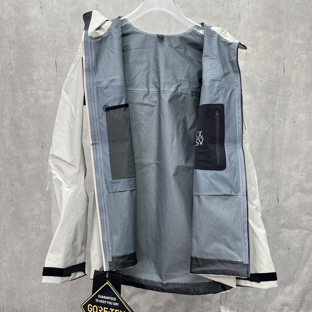 Arc'teryx Alpha Sv Jacket 6 Ivory Gen - Image 16