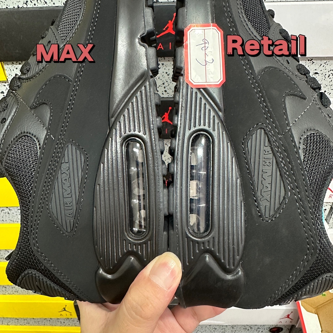 Nike Air Max 90 Recraft (Triple Black) - Image 10
