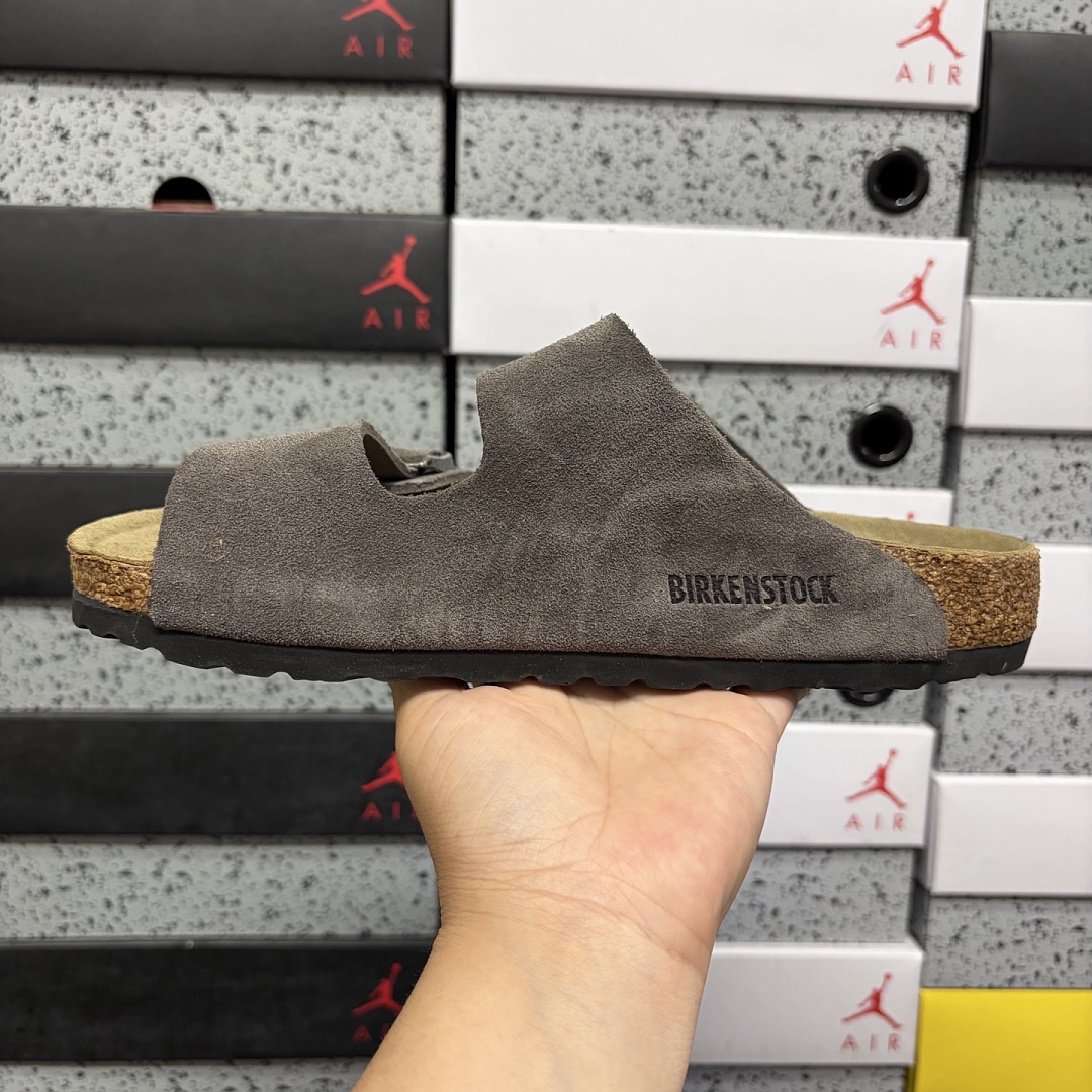Birkenstock Birken Arizona Birkibuc 1025422 (Dark Grey) - Image 8