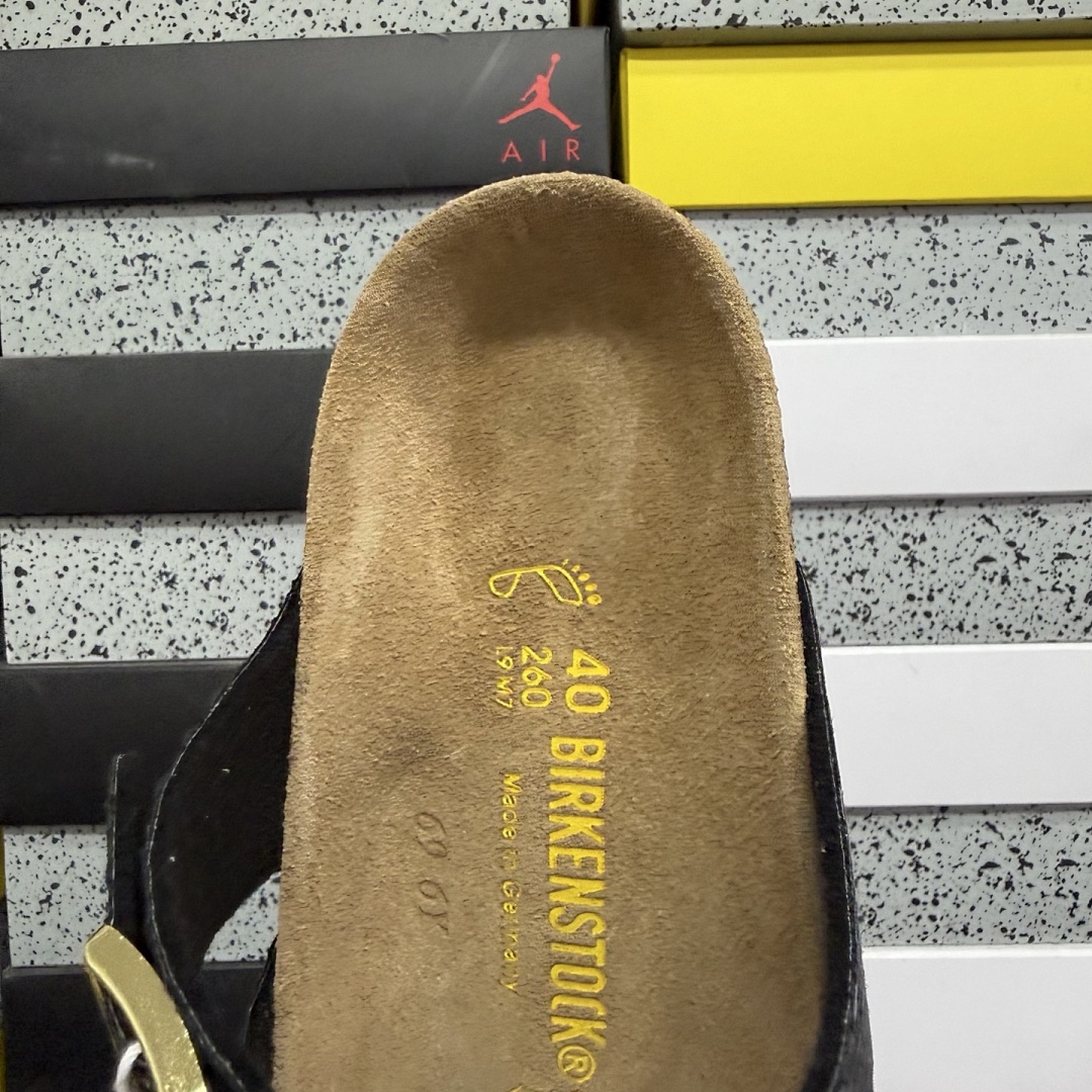 Birkenstock Birken Arizona Birkibuc Double Buckle Flip Flops - Image 7