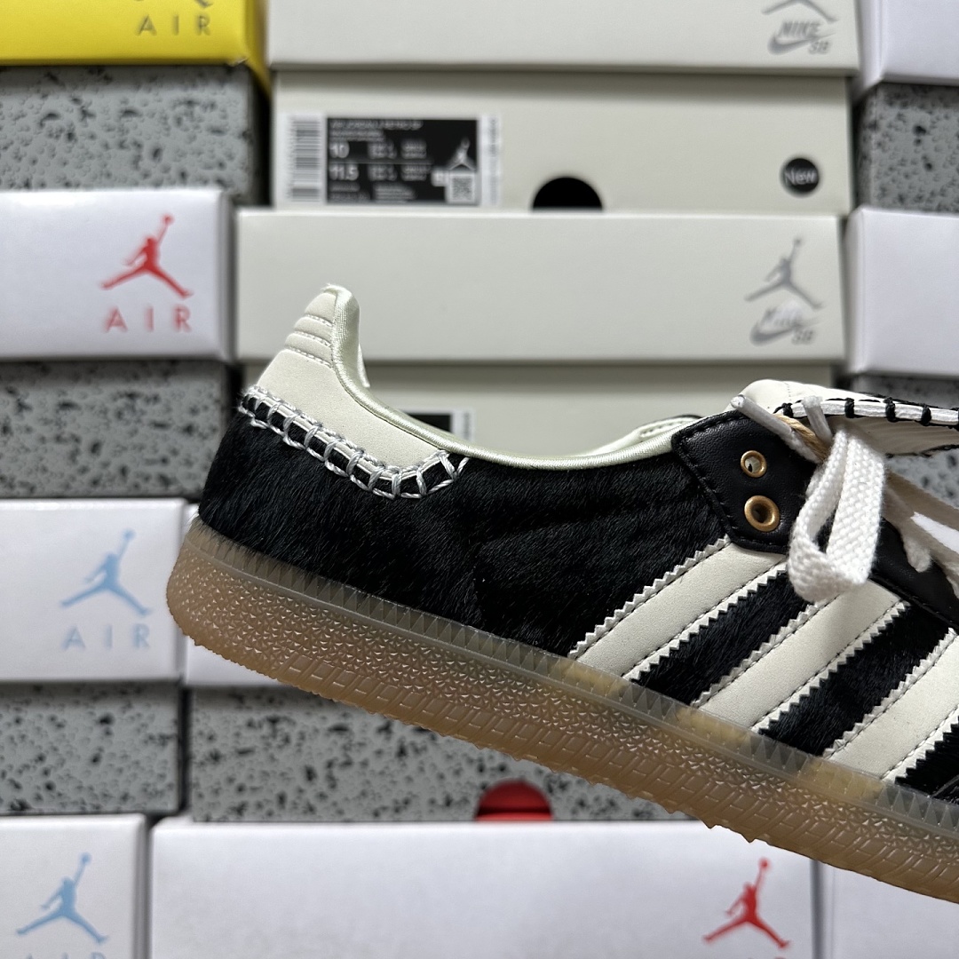 Adidas Samba Pony Tonal Wales Bonner Coer (Black) - Image 3