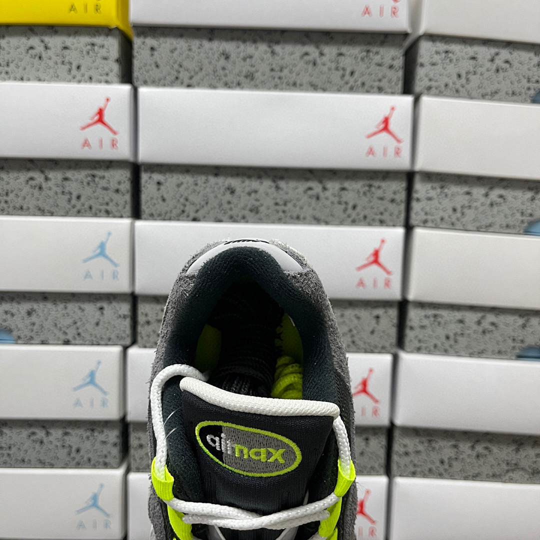 Nike Air Max 95 OG Reverse Gradient Neon HM4738-001 (Grey White Green) - Image 8