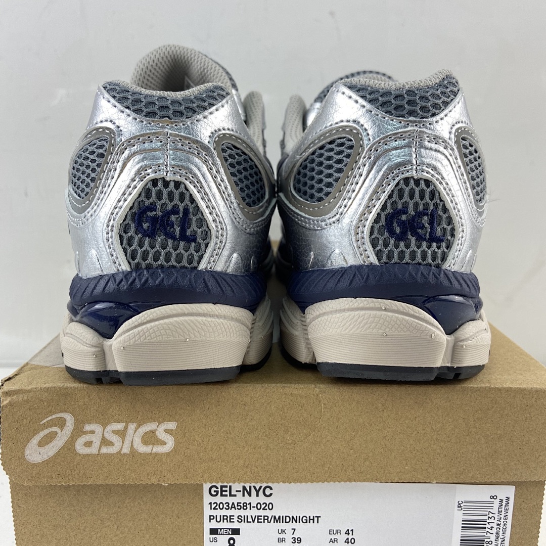 ASICS Gel-NYC Billy's Pure Silver Midnight NYC - Image 2