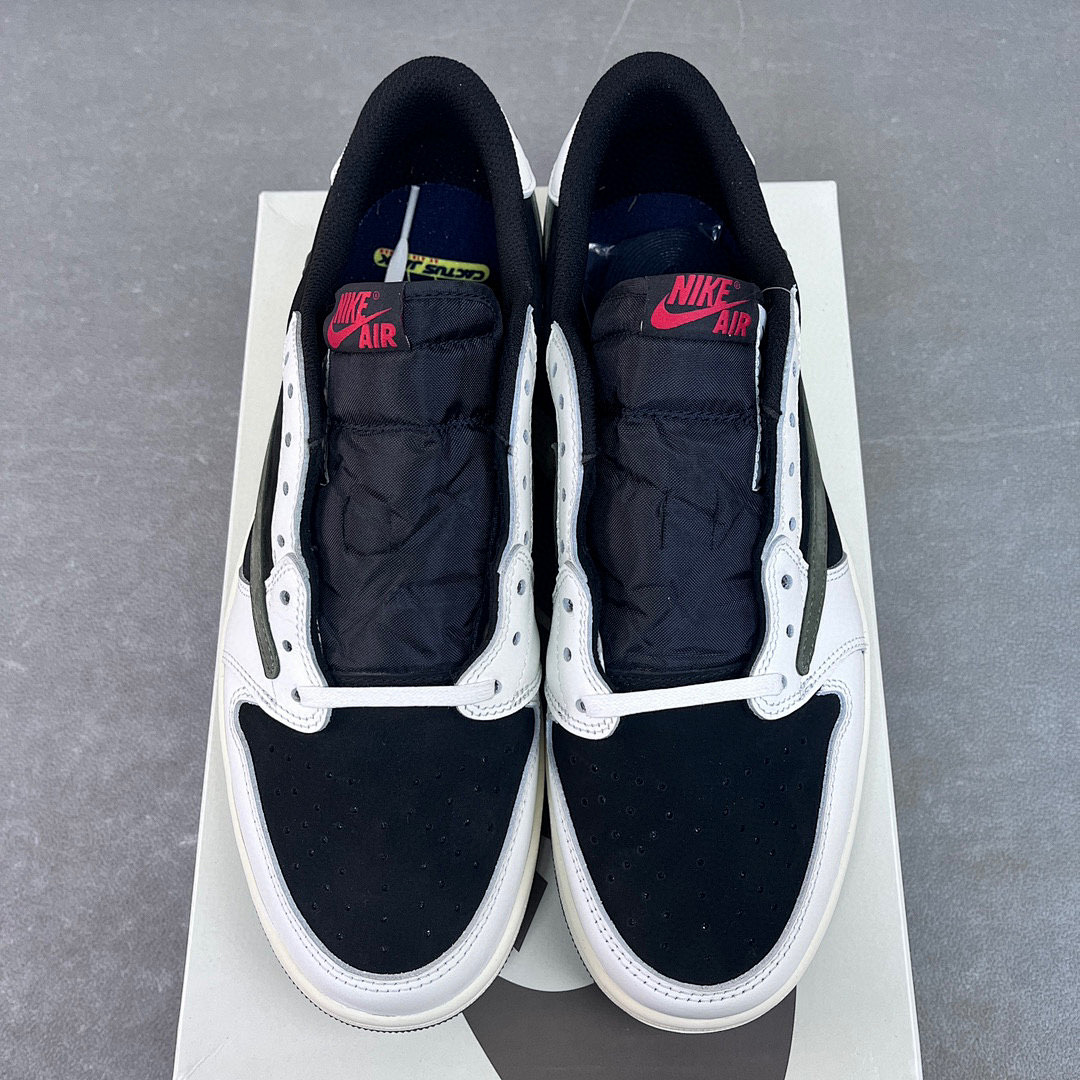 Chanel Travis Scott X Air Jordan 1 Low "Medium (Olive) - Image 2