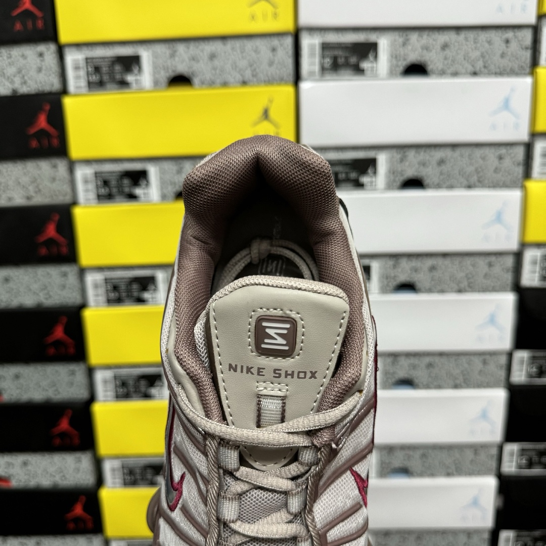 Nike Shox TL Pumice Night Maroon - Image 8