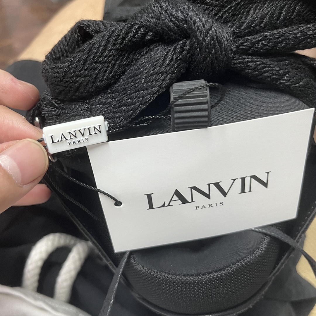 Lanvin Leather Curb (Triple Black) - Image 2