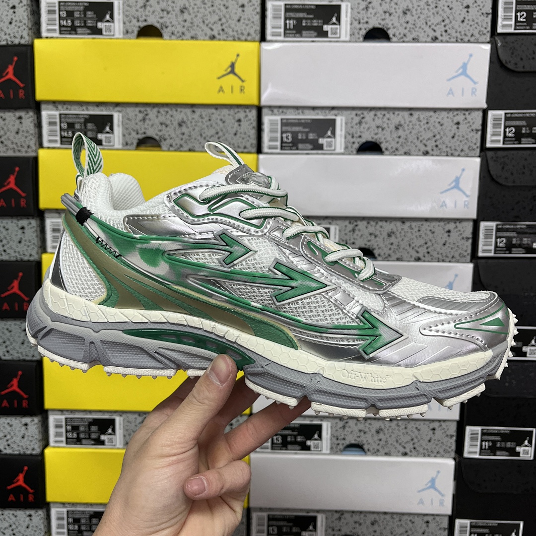 Off-White Be Right Back Silver Turquoise - Image 3