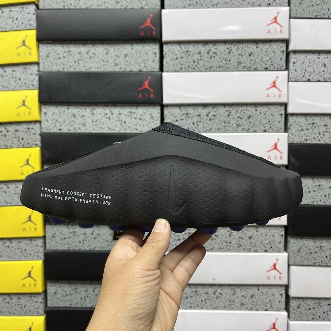 Nike Mind 001 Slide Fragment Black IQ8502-001 Collab - Image 9