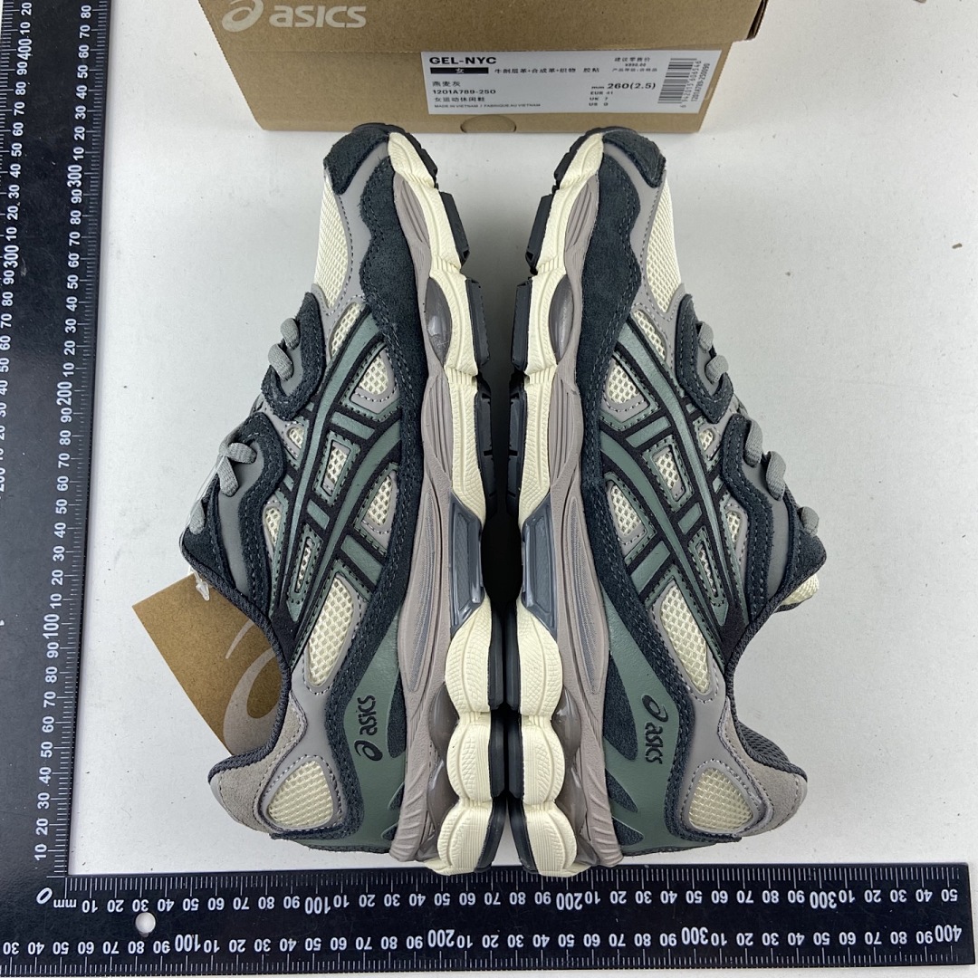 ASICS Gel-NYC Oatmeal Obsidian Grey NYC - Image 10