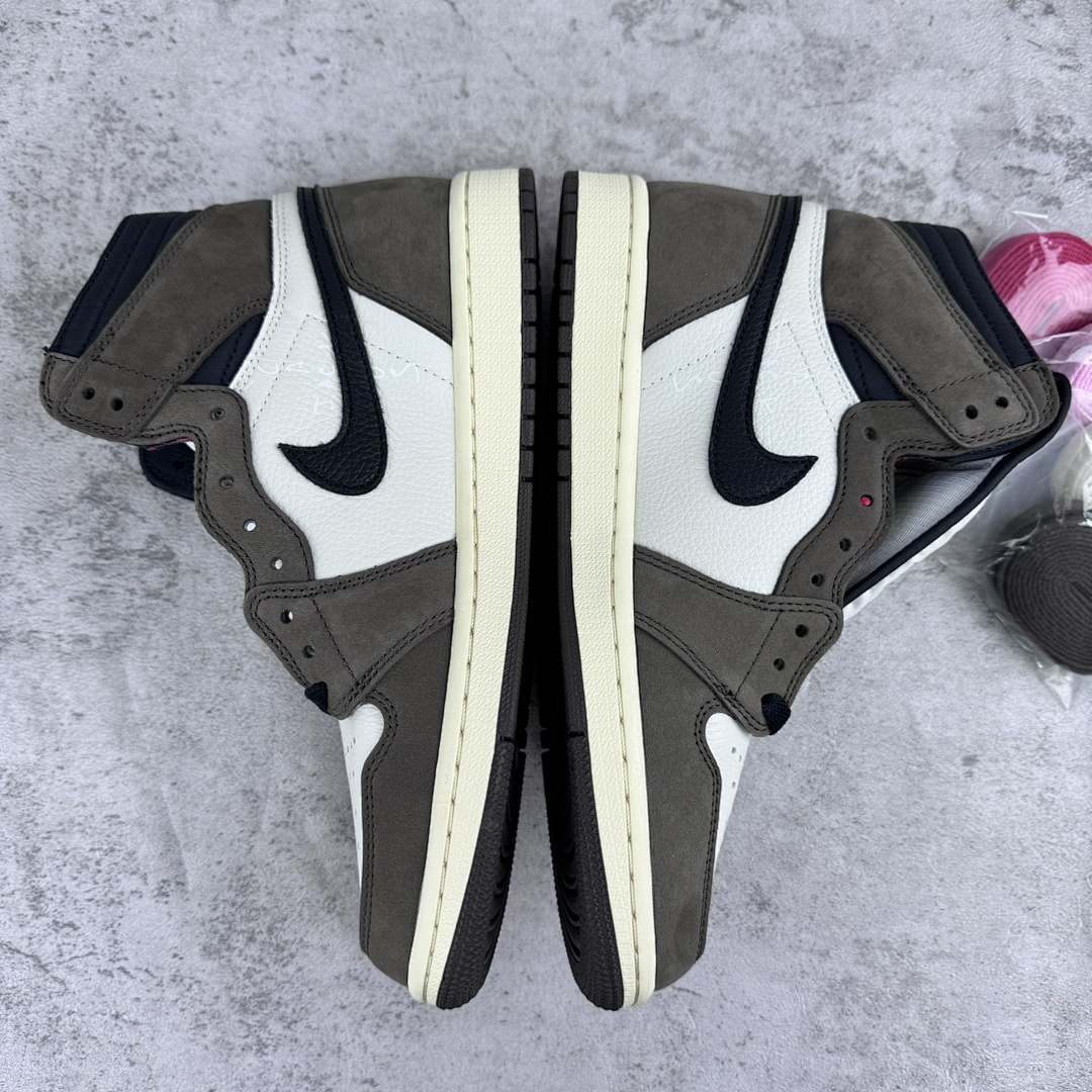 Chanel Jordan 1 Retro High OG SP Travis Scott (Mocha) - Image 2