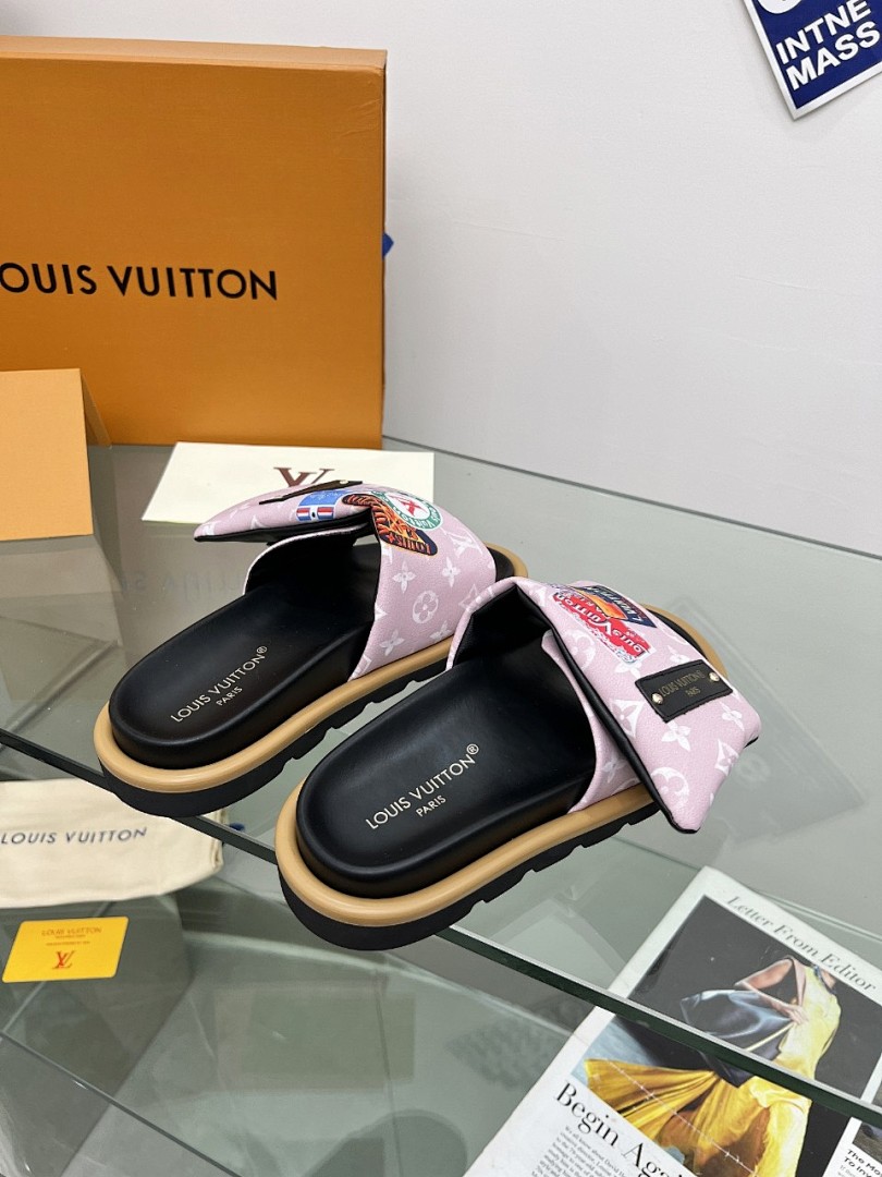 Louis Vuitton Velcro Slippers - Image 2