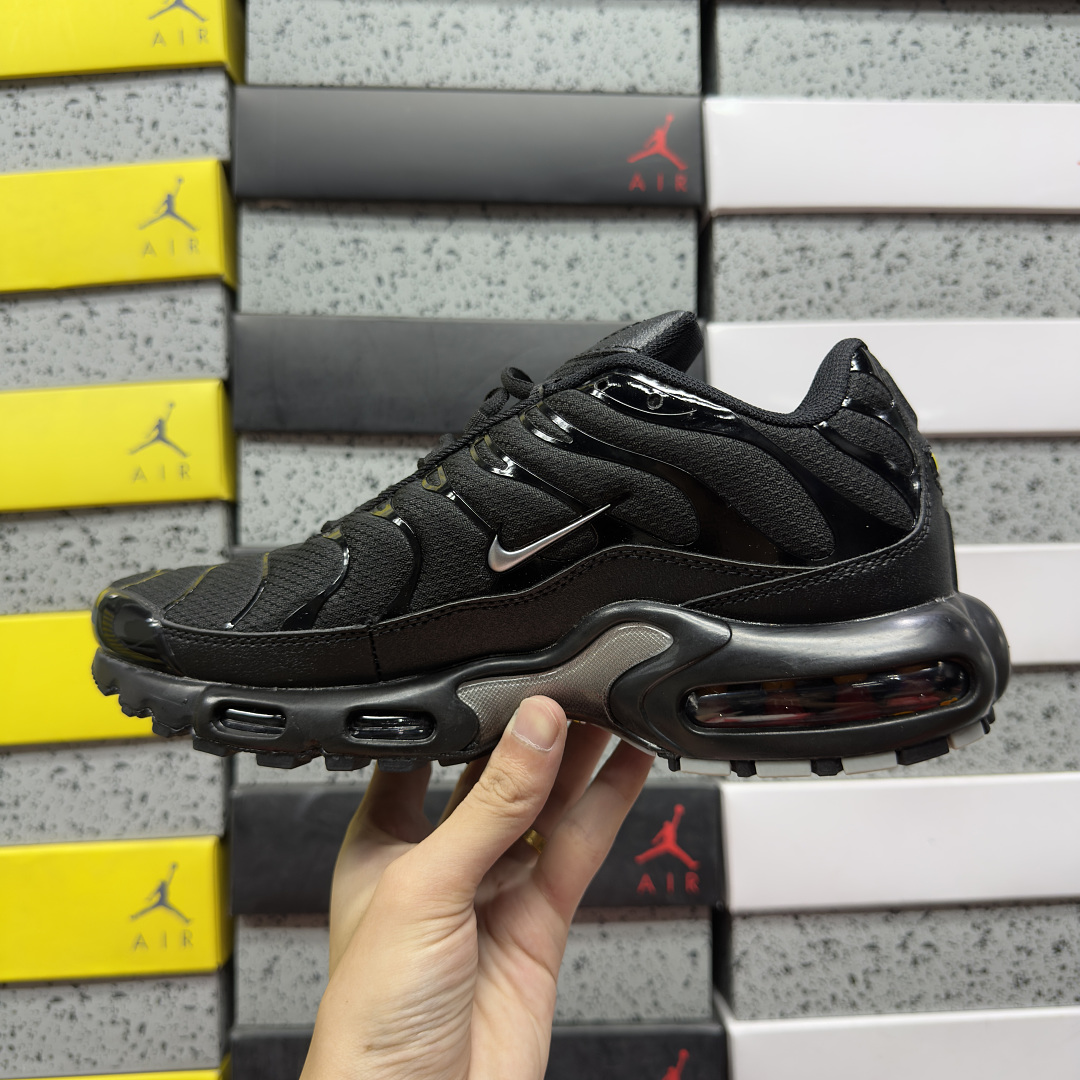 Nike Air Max Plus Mini Swoosh (Black Silver) - Image 9