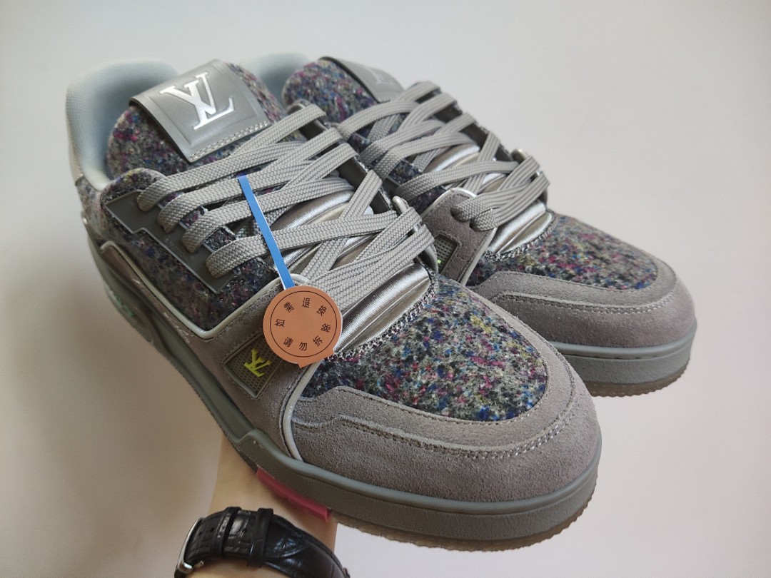 Louis Vuitton LV Trainer Grey Multicolor - Image 9