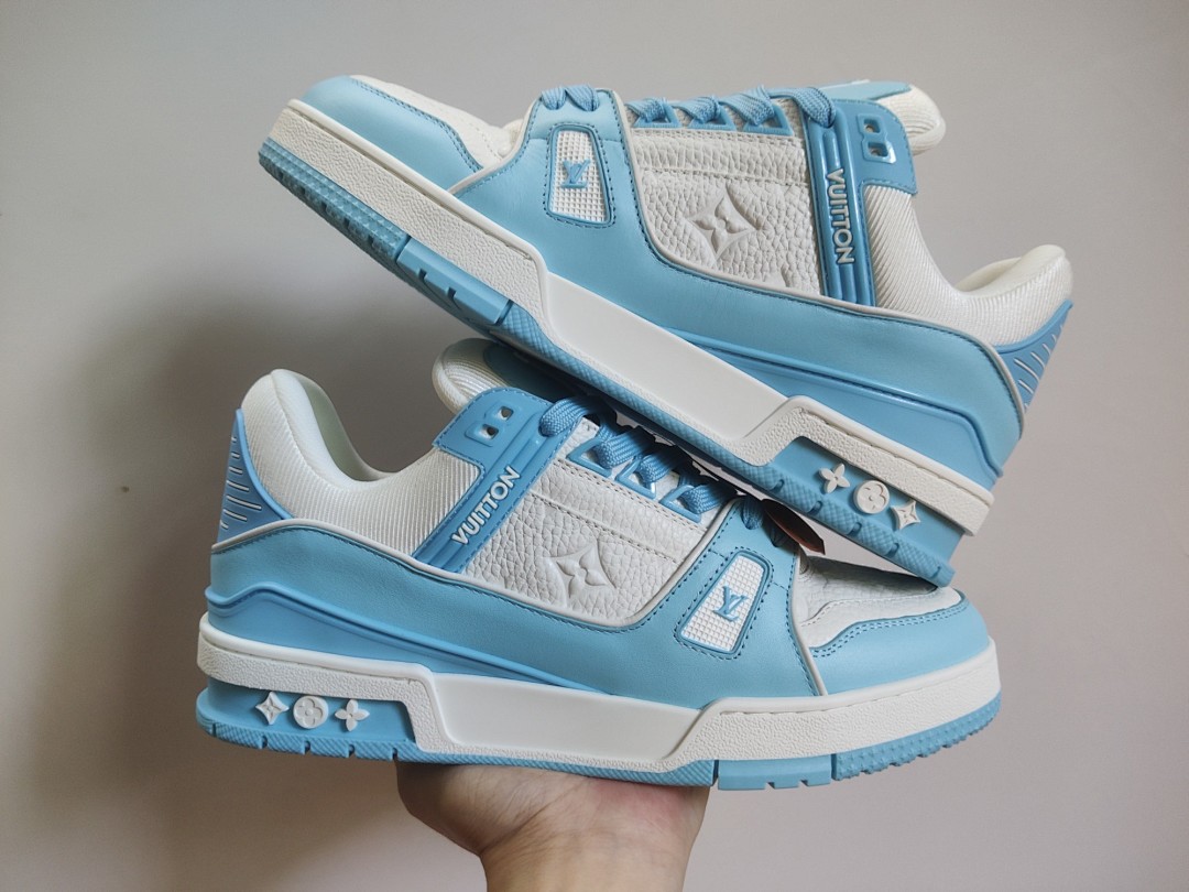 Louis Vuitton LV Trainer (White Sky Blue) - Image 6