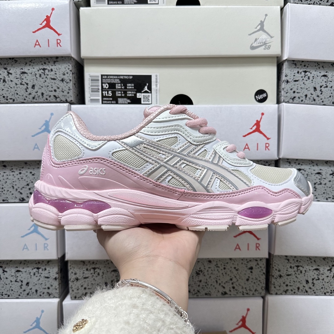 ASICS Gel-NYC Kicki Yang Zhang Pink Cream Pure Silver 1203A571-100 - Image 8