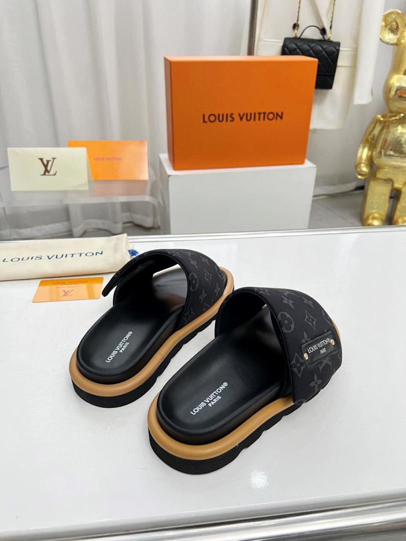 Louis Vuitton Velcro Slippers - Image 6