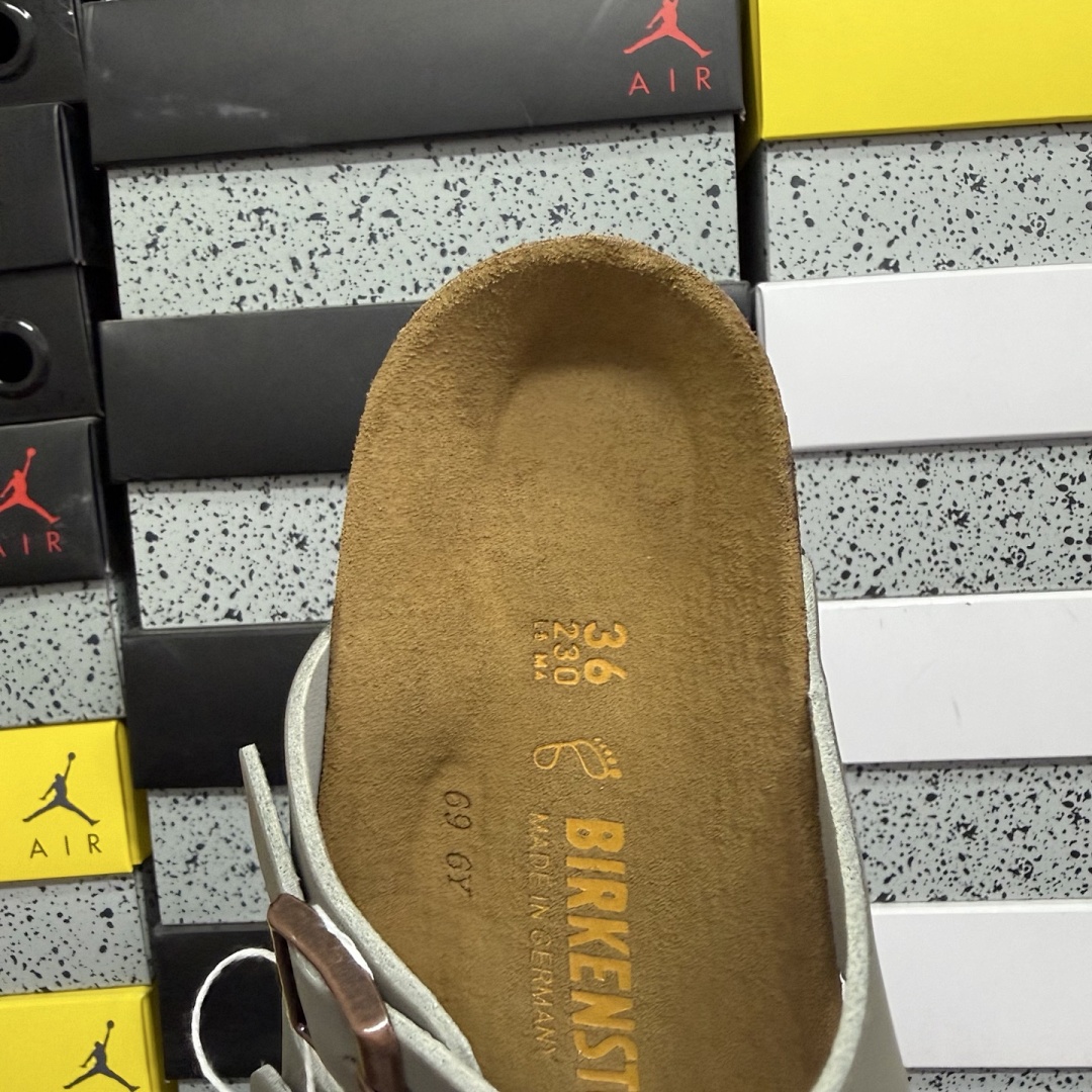 Birkenstock Birken Arizona Birkibuc Double Buckle Flip Flops - Image 3