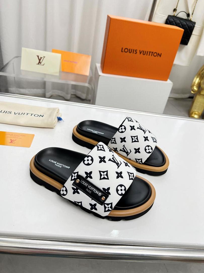 Louis Vuitton Velcro Slippers - Image 8