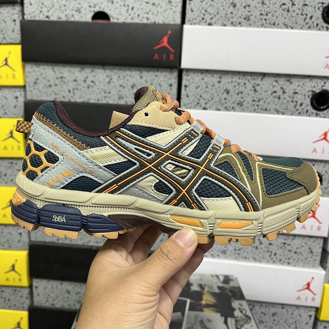 ASICS Gel-Kahana 8 1011B109-024 (Green Orange) - Image 6