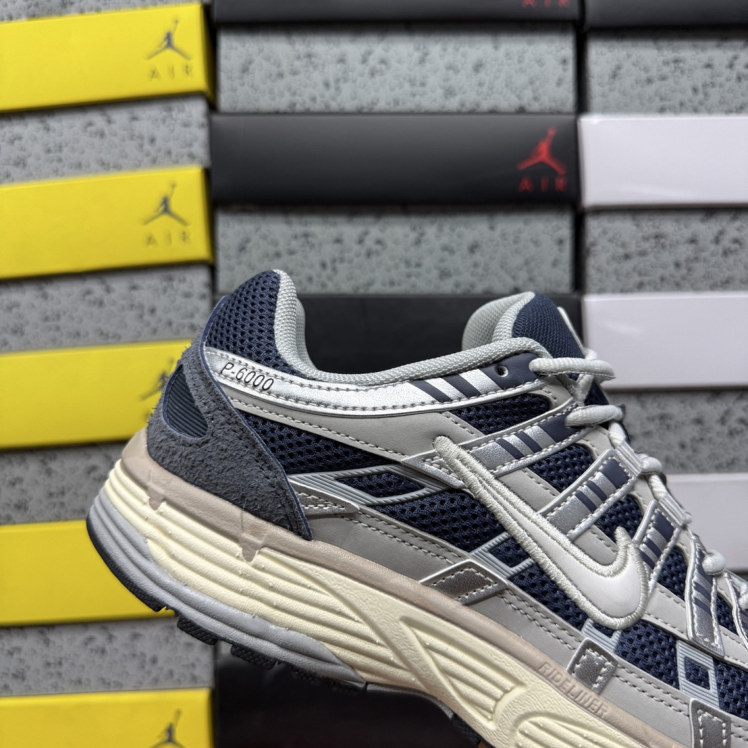 Nike P-6000 Thunder Blue Pale Ivory - Image 7