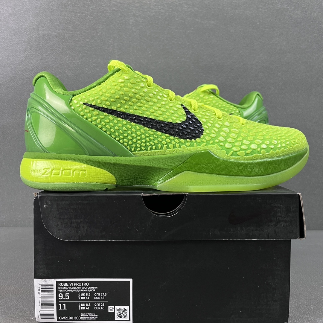 Nike Kobe 6 Protro Grinch - Image 10