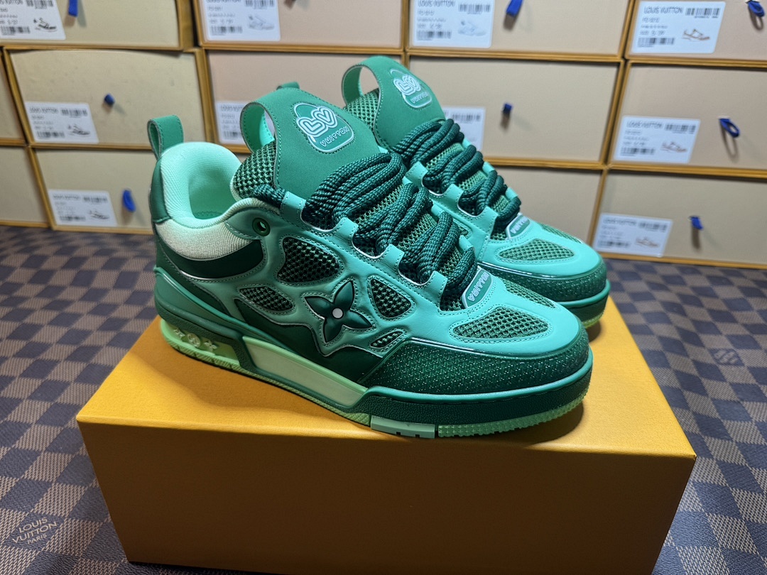 Louis Vuitton LV Skate Green Sports Shoes